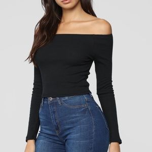 Fashion Nova off the shoulder top